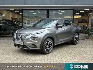 Nissan Juke 1.6 Hybrid N-Connecta NIEUW UIT VOORRAAD LEVERBAAR | Climate Control | Apple CarPlay & Android Auto | Navigatiesysteem | Cruise Control | Stoelverwarming | Stuurverwarming | Parkeersensoren achter | Achteruitrijcamera | Tot 10 jaar fabrieksgarantie