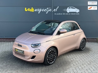 Fiat 500 E La Prima 42 kWh Cabrio *carplay *leer *stoelv.