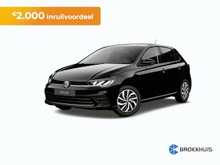 Volkswagen Polo 1.0 TSI Life Edition | Apple Carplay | Navi | Camera | Zijruiten achter en achterruit getint, 65% lichtabsorberend | Parkeersensoren voor en achter (Park Distance Control)