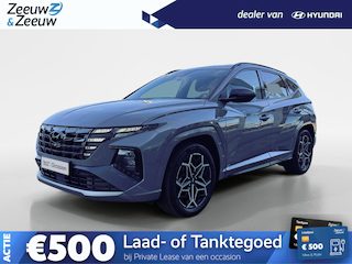 Hyundai Tucson 1.6 T-GDI PHEV N Line 4WD 265PK | 66km WLTP elektrisch | Navigatie | Apple Carplay & Android Auto | Adaptive cruise control | Parkeersensoren rondom | 360 camera | Stoelverwarming & koeling voor |