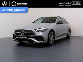 Mercedes-Benz C-klasse Estate 300e 140 Years Edition | Panoramaschuifdak | Night Pakket | AMG-line | Alpine grijs |