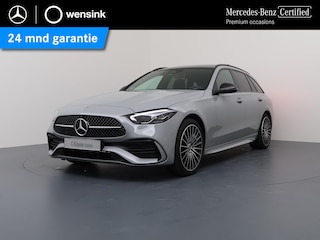Mercedes-Benz C-klasse Estate 300e 140 Years Edition | Panoramaschuifdak | Night Pakket | AMG-line | Alpine grijs |