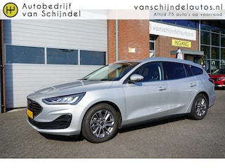 Ford Focus Wagon 1.0 ECOBOOST 155PK HYBRID TITANIUM 1500KG TREKGEWICHT ORIGINEEL NEDERLANDS TREKHAAK FULL LED ANDROID-APPLECARPLAY NAVI CLIMA CRUISE BLUETOOTH PDC V+A 16INCH PRIVACYGLAS ENZ...