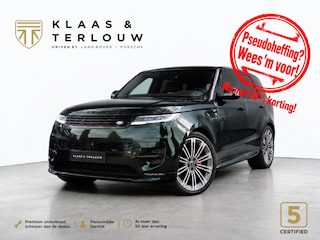 Land Rover Range Rover Sport P460e Dynamic SE | NP € 138.713,- | Britisch Racing Green Wrap | Schuifkanteldak | 23'' | Trekhaak | Softclose
