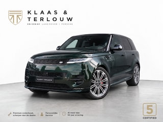 Land Rover Range Rover Sport P460e Dynamic SE | NP € 138.713,- | Britisch Racing Green Wrap | Schuifkanteldak | 23'' | Trekhaak | Softclose
