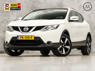 Nissan Qashqai 1.2 N-Connecta (PANORAMADAK, NAVIGATIE, 360 CAMERA, GETINT GLAS, SPORTSTOELEN, CRUISE, TREKHAAK, NIEUWSTAAT)