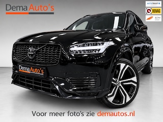Volvo XC90 2.0 T8 Recharge R-DESIGN 7P BLACK-LINE 22'' L-RANGE LEDER/H-UP/M+KOELING-STOELEN/360CAM/ADAPT-CRUISE///