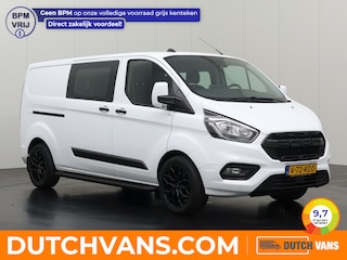 Ford Transit Custom 2.0TDCi 130PK Lang Dubbele Cabine | 6-Persoons | Navigatie | Camera | Kastinrichting | Airco | Cruise