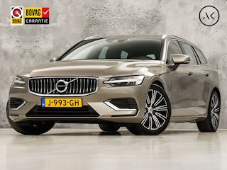 Volvo V60 2.0 T6 Recharge AWD Inscription 340Pk Automaat (SOH 81,4,%, APPLE CARPLAY, HARMAN/KARDON, ZWART HEMEL, BRUIN LEDER, SPORTSTOELEN, STUUR/STOELVERWARMING, KEYLESS, NIEUWSTAAT)