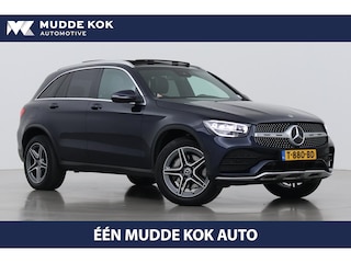 Mercedes-Benz GLC 300e 4MATIC Premium Plus | AMG Line | Panoramadak | 360° Camera | Trekhaak | Stoelverwarming | Dodehoekassistent | Keyless