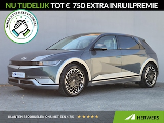 Hyundai Ioniq 5 Lounge 77.4 kWh / SOH 98% / CCS snelladen / Trekgewicht 1600 kg / Panoramadak / Stuur- Stoel & Achterbankverwarming / Elektrische achterklep / Head Up Display / Adaptief cruise control / Stoelventilatie / Rondomzicht camera /