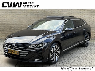 Volkswagen Arteon 1.4 TSI eHybrid R-Line | Panoramadak | Lederen bekleding R-line sportstoelen | Memory/massage | 360 camera | Stoel&stuurverwarming | Virtual cockpit | Sfeerverlichting | Navigatie | Apple CarPlay | Keyless | DAB | Matrix-LED | Head up | Dodehoekdetectie | Lane assist | 19 inch velgen | Volledig dealeronderhouden