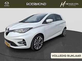 Renault Zoe R135 Serie Limitee Riviera 52 kWh | NL-Auto | Koop Accu | Automaat | Navigatie | Camera | Cruise Control | Lederen bekleding | Stuurwiel en Stoel Verwarming | LM-velgen | Parkeersensoren | Trekhaak | 1e Eigenaar | Dealer onderhouden |