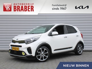 Kia Picanto 1.0 T-GDI X-Line | 100PK! | Stuur-/stoelverwarming | 16" LM | Navi | Clima | Camera | Telefoonlader | Keyless | All seasons |