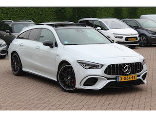 Mercedes-Benz CLA Shooting Brake AMG 45 S 4MATIC+ Premium Plus 52.438 km! / Panoramadak / 360Camera / Sportuitlaat / Schaalstoelen / Burmester / DAB / Dodehoek / Matrix LED / Memory seats / Navigatie