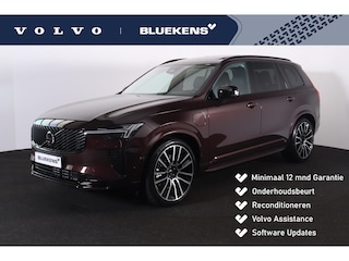 Volvo XC90 T8 Plug-in hybrid AWD Ultra Dark - Luchtvering - Panorama/schuifdak - IntelliSafe Assist & Surround - Harman Kardon audio - Adaptieve LED koplampen - 360º camera - Verwarmde voorstoelen, stuur & achterbank - Elektr. bedienb. voorstoelen met geheugen, ventilate en massage - Head up display - Draadloze tel. lader - Extra getint glas - 22 inch LMV - Parkeersensoren voor & achter