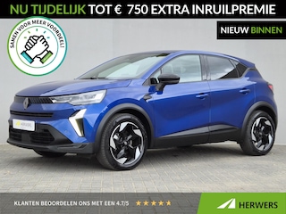 Renault Captur 1.8 E-Tech full hybrid 160 techno / Fabrieksgarantie tot 03-2029 / Pack Winter / Stuur- en stoelverwarming / Navigatie groot scherm / Camera / Climate Control / 18" LM wielen /