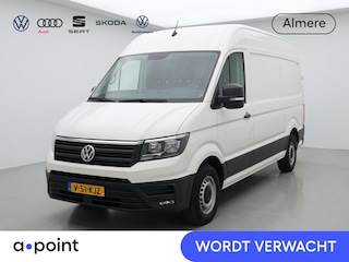 Volkswagen Crafter 35 2.0 TDI L3H3 Highline 140 pk Automaat | Verlengde garantie | Navigatie | Parkeersensoren (Park assist) | Achteruitrijcamera | Cruise control | Voorruitverwarming | Lane assist | Apple carplay / Android auto |