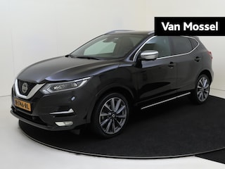 Nissan Qashqai 1.3 DIG-T Tekna | Panoramadak | airco automatisch | Apple Carplay/Android | cruise control | dodehoek detectie | LED koplampen | lederen bekleding | lichtmetalen velgen 19" | navigatiesysteem full map |