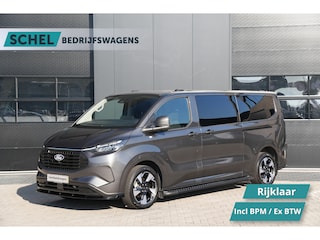 Ford Transit Custom 320 2.5 PHEV L2H1 Trend 232pk - 2x Schuif - Trekhaak - Blindspot - ACC - Stoel/Stuurverwarming - Sidesteps - Rijklaar