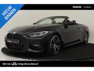 BMW 4-serie CABRIO 420I HIGH EXECUTIVE M-SPORT|SHADOW LINE|POWER SEATS|NEKVERW|LEDER| STUURWIEL VERWARMD|