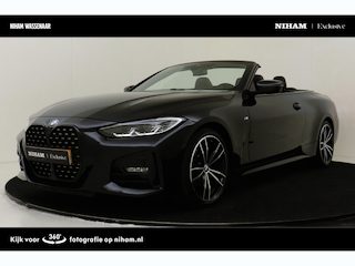 BMW 4-serie CABRIO 420I HIGH EXECUTIVE M-SPORT|SHADOW LINE|POWER SEATS|NEKVERW|LEDER| STUURWIEL VERWARMD|