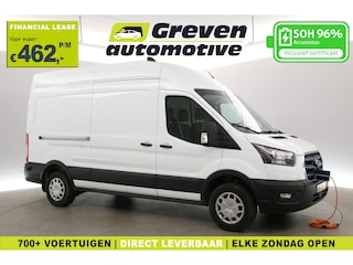 Ford Transit L3H3 68 kWh | Elektrisch | Snelladen | SOH 96% | Clima | Camera | 3 Zits | Carplay | Cruise | Navi | Parkeersens.