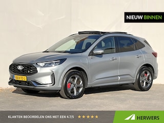 Ford Kuga 2.5 PHEV ST-Line X / 2.100 kg Elektrische trekhaak / Fabrieksgarantie tot 03-2028 / Elektrisch glazen panorama-dak / Stuur-, stoel- & achterbankverwarming / B&O audio / Apple Carplay Android / 18"LM wielen & All Season banden /