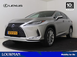 Lexus RX 450h 4WD President Line | Dealer onderhouden | Schuif/kanteldak | Mark Levinson | 360 Camera | Memory Seat | Leder | Stoel+stuurverwarming | stoelventilatie | Trekhaak | navigatie | Climate Control | Head-Up Display