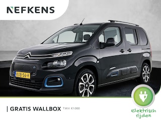 Citroën Berlingo Shine 50 kWh 136pk | Accu 96% | Navigatie via Apple Carplay / Android Auto | Panoramadak | Achteruitrijcamera | Climate Control | Cruise Control | Parkeersensoren v+a | Winterpakket | Keyless | Dodehoeksensor | Bluetooth | DAB+ radio | Elektrisch inklapbare spiegels | Automatisch dimlicht | Regensensor | 2x Schuifdeur | Donker getint glas | 17" lichtmetalen velgen |