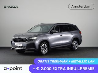Skoda Kodiaq 1.5 TSI PHEV Edition 204pk 6 versn. DSG | Sunset | Trekhaak |  18" lichtmetalen velgen Soira aero, zilver