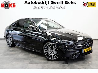 Mercedes-Benz C-klasse 200 Launch Edition AMG Line Panoramadak Advance Sound Trekhaak Sfeerverlichting Trekhaak NAP!