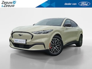Ford Mustang Mach-E Extended Premium RWD 88 kWh | Afneembare trekhaak | Stoelverwarming | Leer bekleed | 18" Lichtmetaal | Adaptive Cruisecontrol | Dodehoekdetectie | Led verlichting | Climate Control | Nieuw te bestellen |