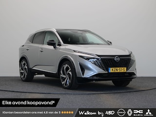 Nissan Qashqai 1.3 MHEV Xtronic Tekna Plus | Leder | Stoel en stuurverwarming | Memory | Carplay | HUD | Led |