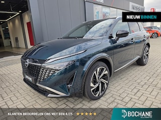 Nissan Qashqai 1.3 MHEV 158 Xtronic Tekna Plus | BOSE | Leder | Panoramadak | 360° camera | Head-Up Display | Stoel- en stuurverwarming