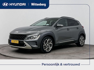 Hyundai Kona 1.6 GDI HEV Premium Sky | Trekhaak | Head up | Camera | Schuif/kantel dak | stoel/stuur verwarming | Navigatie & Carplay | Premium Audio |