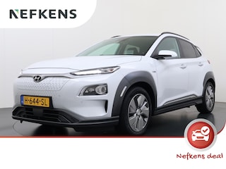Hyundai Kona Premium 64kWh | 1ste eigenaar | ACCU 99% | Trekhaak | LEER | Camera | LED lampen | AUTOMAAT
