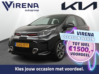 Kia Picanto 1.0 DPi GT-Line Airco - Apple Carlpay/Android Auto - Cruise Control - Climate Control - Navigatie - Achteruitrijcamera - Fabrieksgarantie tot 08-2031