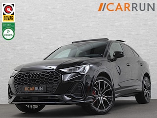 Audi Q3 45 TFSI e S-Line | Panorama | ACC | Trekhaak | Carplay | Camera | Black-Optic | Sportstoelen | Stoelverwarming | Navi | MMi+ | Zwarte Hemel | Virtual-Cockpit | Lane Assist | Dodehoek | Getint Glas | Climate Control | Standkachel |