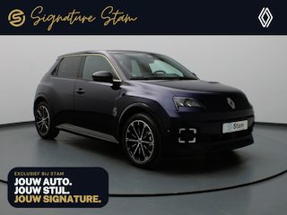 Renault 5 Signature Stam Iconic "Signature Stam" comfort range 52 kWh Leder Bordeaux / openR-link infotainmentsysteem met Google-integratie/ V2G Harman Kardon