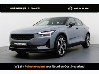 Polestar 2 Standard Range Single Motor 69 kWh | Trekhaak | Achteruitrijcamera | Parkeersensoren | Keyless Entry | Elektrische Achterklep | LED Koplampen Adaptief | Stoelverwarming | Cruise Control | Google Navigatie | Apple Carplay | Android Auto