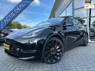 Tesla Model Y Performance AWD 75 kWh | 1e Eigenaar | ORG NL | NAP | Panorama | Stoel/ Stuur verw | Leder | LED | Auto pilot |