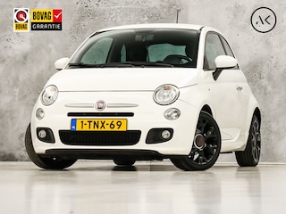 Fiat 500 0.9 TwinAir Turbo 500S (AIRCO, ZWART HEMEL, LEDER, SPORTSTOELEN, ELEK RAMEN, NIEUWSTAAT)