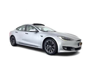 Tesla Model S 100D AWD (3-Fase-17kW) {SoH-87%} Aut. *PANO | LEATHER | AIRSUSPENION | FULL-LED | NAVI-FULLMAP | KEYLESS | HEATED-SPORTSEATS | DIGI-COCKPIT | CAMERA | 19"ALU*