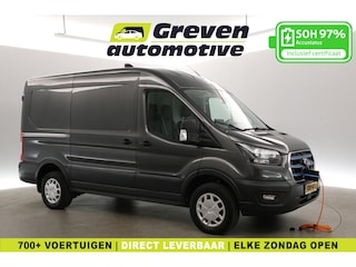 Ford Transit L2H2 68 kWh 184PK | Snelladen | SOH 97% | Clima | Cruise | Carplay | 3 Zits | Navi | Parkeersens.