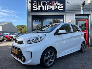 Kia Picanto 1.2 CVVT SportsLine Navigator -4 CILINDER-STOEL + STUURVERWARMING-KEYLESS-NAVI-CAMERA-CRUISECONTROL-69.646 KM'S!