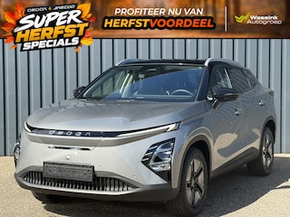 Omoda 5 EV Premium 61 kWh | Elektrisch verstelbare voorstoelen | Panoramadak/schuifdak | Lederen bekleding | Adaptief cruise control |Actieradius 430km | 750kg trekgewicht