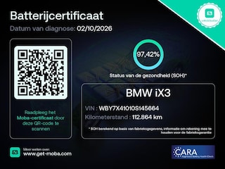 BMW iX3 High Executive 80 kWh SHADOW 97% SOH PANO|LEDER|TREKHAAK