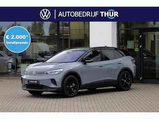 Volkswagen ID.4 Pro Limited Edition 77 kWh 286PK / 210kW, Achteruitrijcamera (Rear View), 19" 'Bergen' LMV, LED verlichting, adaptieve cruise control (ACC), draadloos Apple Carplay & Android Auto, DAB+, 'Innovision Pro' navigatie, draadloze telefoonlader, elektrisch verstel-, verwarm- en inklapbare buitenspiegels, keyless access, verwarmbare voorstoelen, verwarmbaar multifunctioneel lederen stuurwiel, verwarmbare voorruit etc.