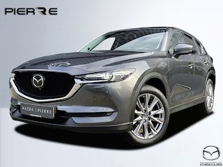 Mazda CX-5 2.0 SkyActiv-G 165 PK AUTOMAAT Luxury NAVI | APPLE CARPLAY/ANDROID | LEDER INTERIEUR | 19 INCH LMV | RONDOMZICHTCAMERA | WINTERPAKKET (STOEL | LED TREKHAAK + STUURWIEL VERWARMING) 2000 KG TREKGEWICHT!